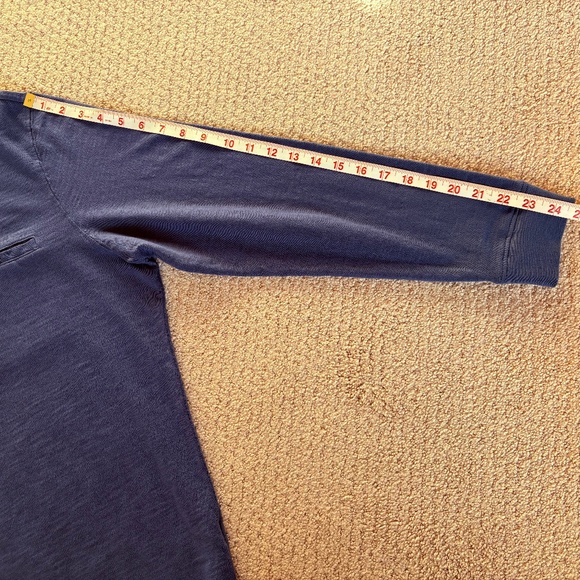 Johnnie-O Keane quarter zip pullover Large blue - Picture 12 of 16